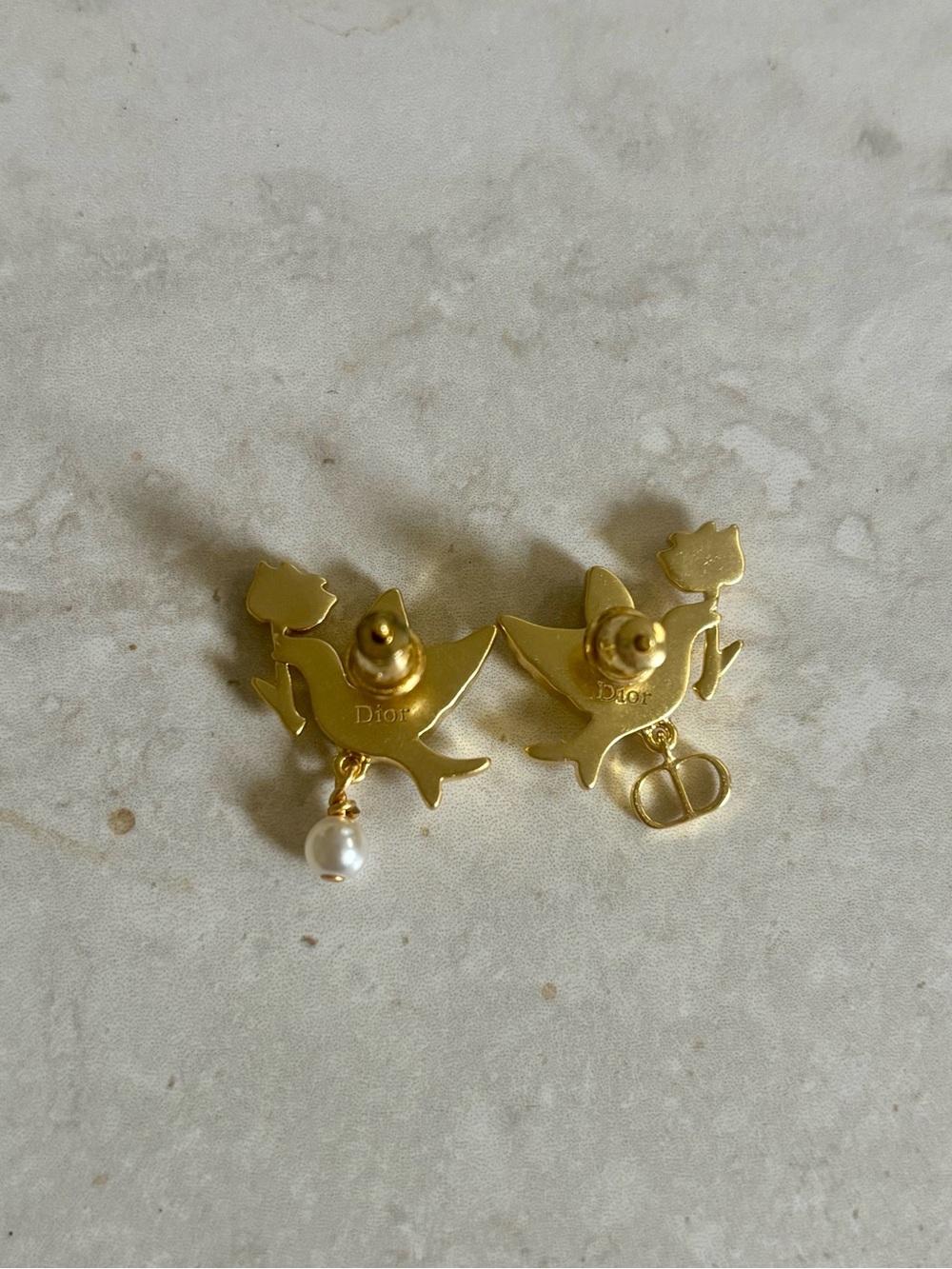 Dior Dioramour Doves & Roses Earrings - Picture 5 of 8